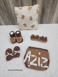 Image 1 of Baby Bear Diaper Set