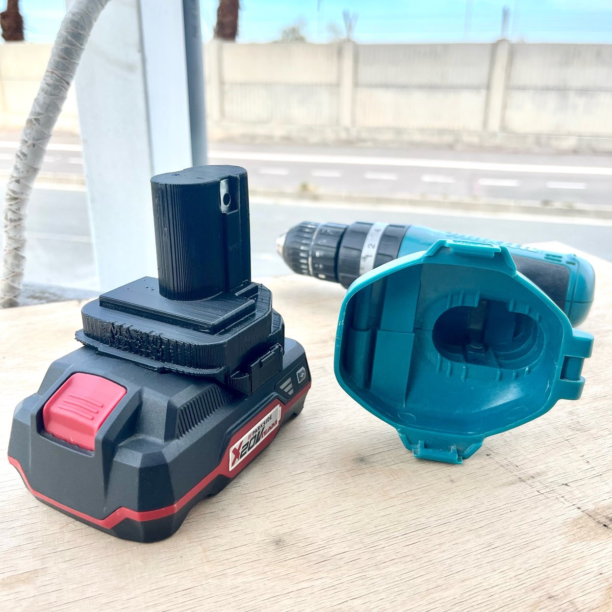 20 Volt Parkside 18v Battery Makita NI Adapter To Parkside LIDL