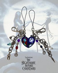 Image 1 of The Nightmare Before Christmas Keychain Set