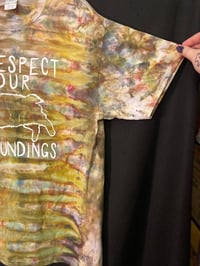 Image 3 of LARGE Disrespect Your Surroundings Tie Dye Shirt 2