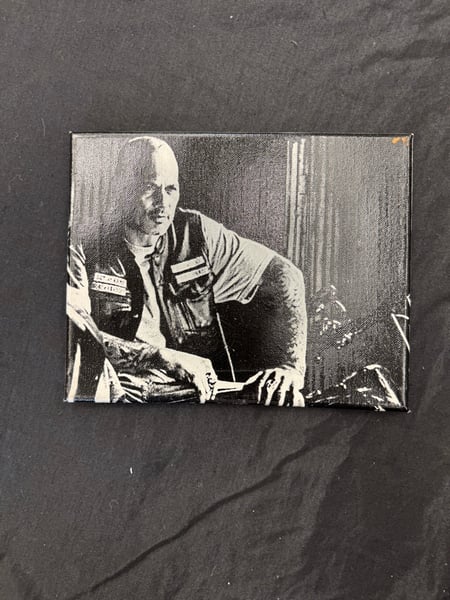 Image of Happy photo generated on a frame