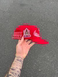 Image 3 of GREY BRIM ANAHEIM ANGELS CUSTOM FITTED CAP 