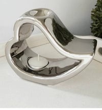 Romeo Ceramic Wax Melter - 12cm chrome