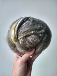 Image 1 of Mossy Tweed Luxury Batt For Spinning, Felting, Fiber Arts, Quilting