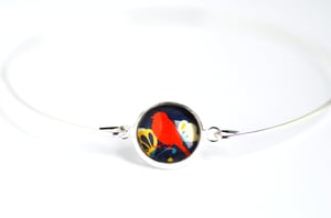 Image of Bracelet fin illustration L'oiseau rouge