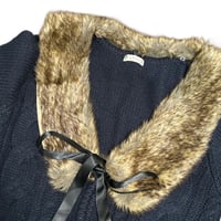 Image 3 of Axes Femme fur collar cardigan