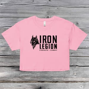 Image of Women’s crop top - Iron Legion Strength + Combat