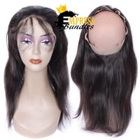 Image 1 of 360 frontal straight wig 