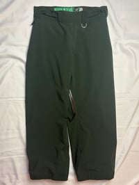 Image 2 of DARK GREEN SNOW PANTS