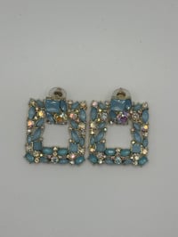 Image 1 of Diamanté Square earring