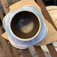 Image 3 of Blue & Black Flutter Dish