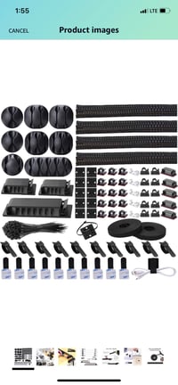 Cable management kit 192 peices