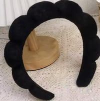 Bubble  headband black makeup