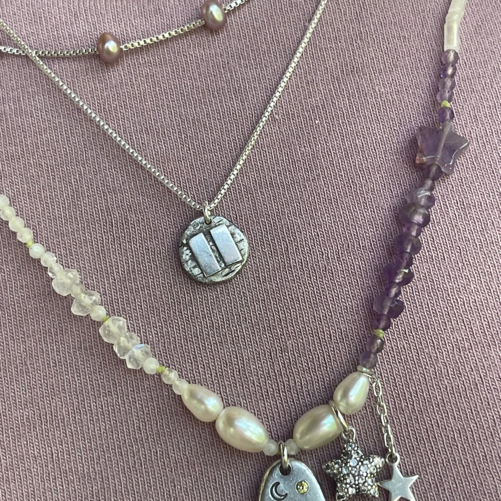 Image of Arepa con quesito necklace 