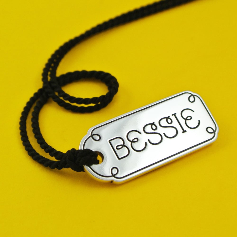 Image of Personalised Name Tag Necklace