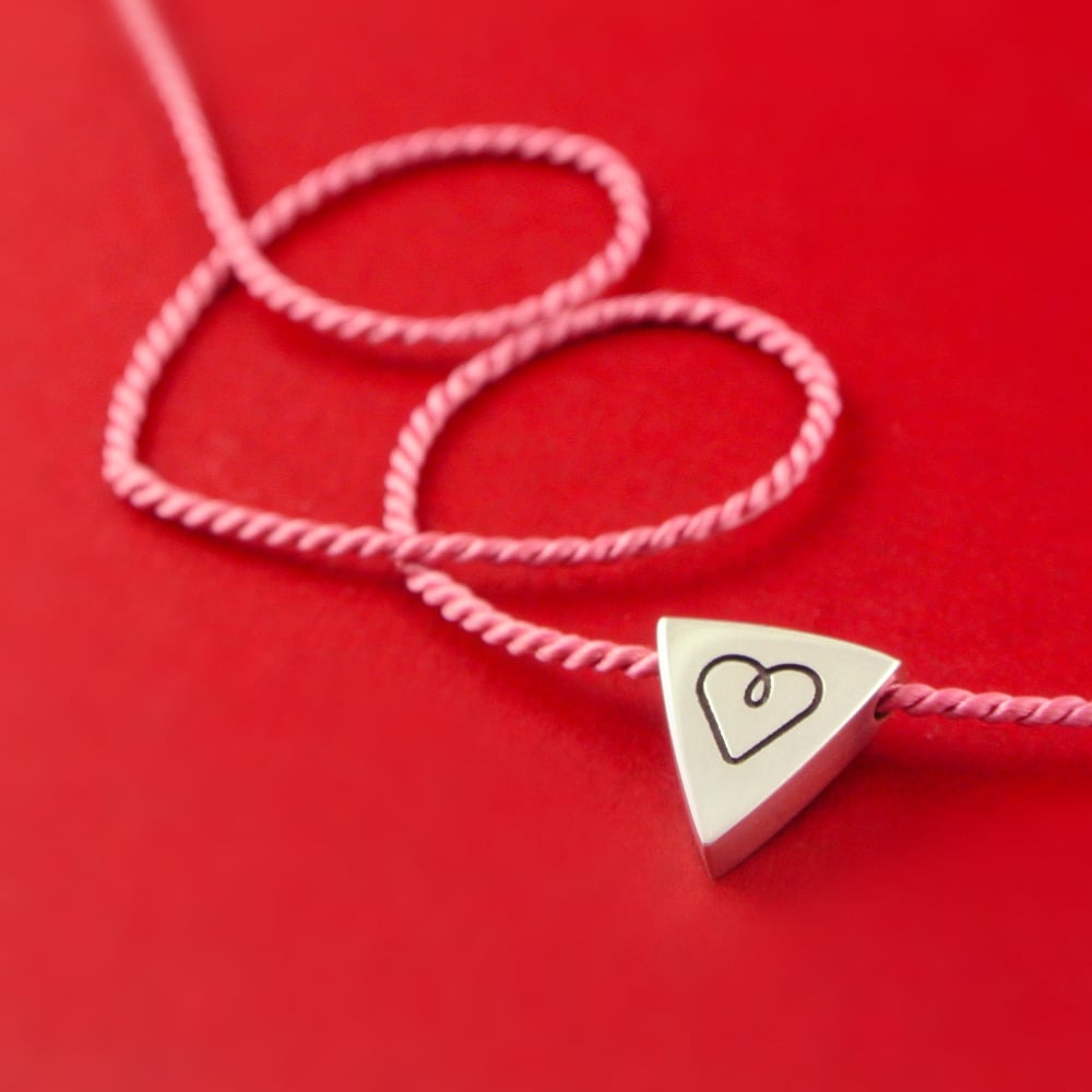 Image of HEART Flag Necklace