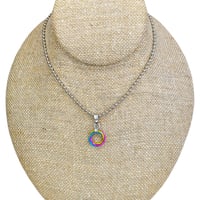 Image 3 of Pride Flag Moebius Pendants 