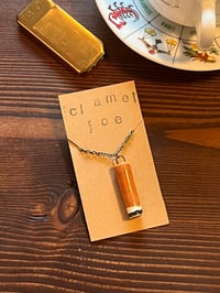 Image 1 of Ceramic Cigarette Drop Necklace