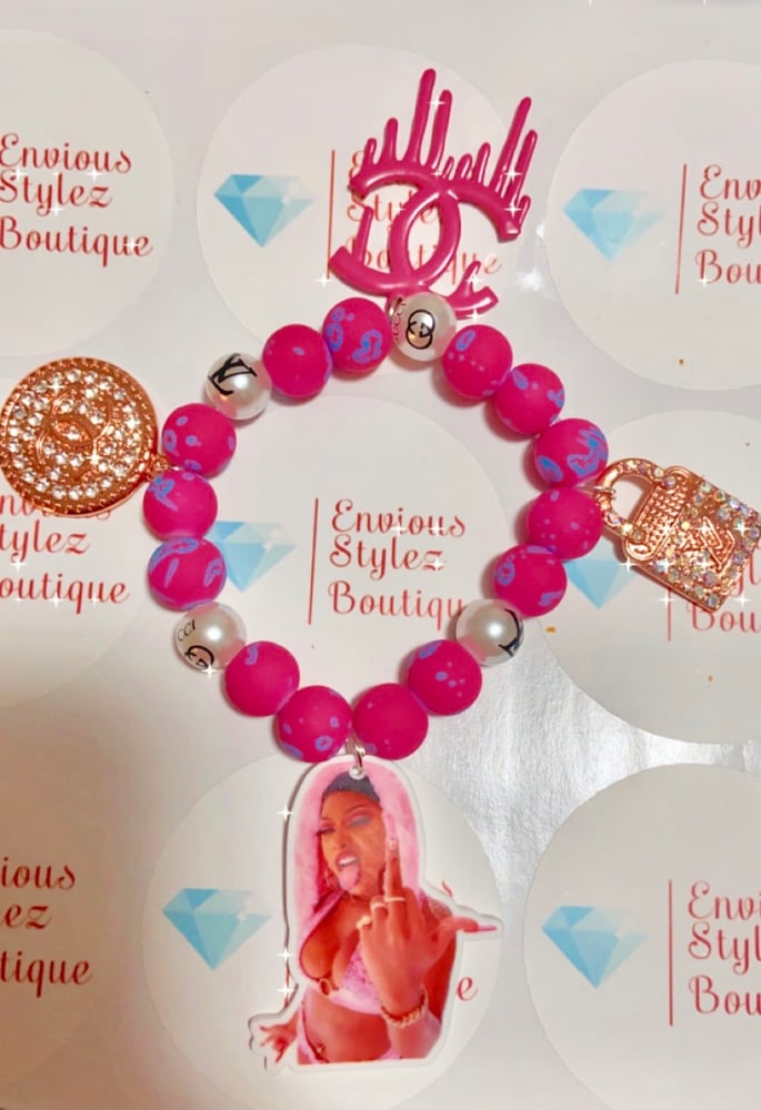 Image of Meg thee stallion beaded bracelet 