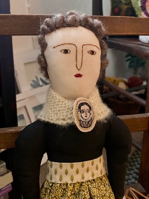 Image of Jane - a folk art doll