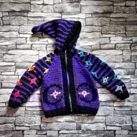 Image 1 of Custom knitted zip up jackets