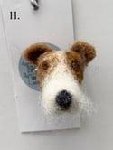 Needle Felt animal brooches