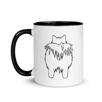 Image 1 of Pomeranian Mug with Color Inside