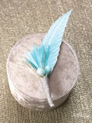 Image of Letterpress Feather Boutonniere