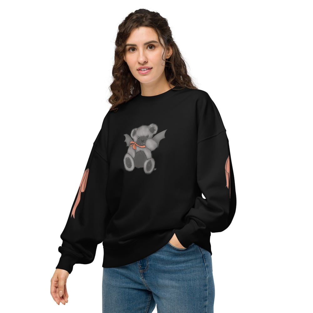 Vampire Teddy Unisex organic oversized sweatshirt