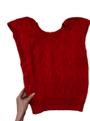 70s handknit top