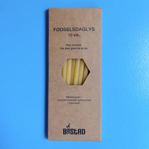 Image of Fødselsdagslys - Hånddyppet 10 stk