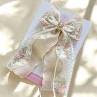 Image 1 of Summer Collection Sand Vintage Bow