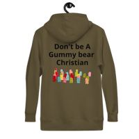 Image 3 of Hoodie (don't be A gummy bear Christian)