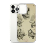 Image 19 of Vintage Book Page Anatomical Illustration Human Ear Clear Case for iPhone®