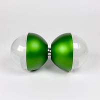 Image 1 of metal capsule (green teddy)