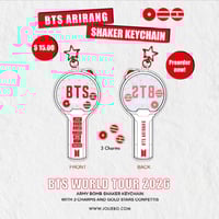 BTS Army Bomb Arirang Shaker Keychain