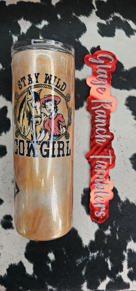 Image of 20 oz western tumbler