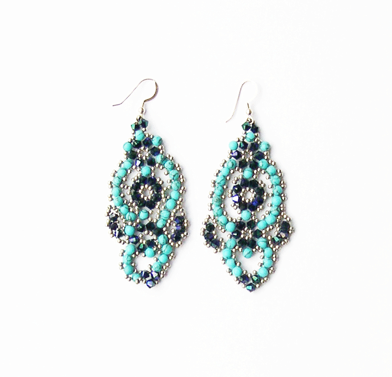 Image of Swarovski Dangle Earrings