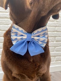 Image 5 of Sea Waves Bow Tie / Sailor Bow