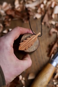 Image 8 of Feather-  Pendant Necklace 