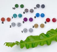 Image 2 of Řetízkové náušnice Circle třpytivé