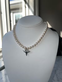 Shark Tooth Pearl Necklace