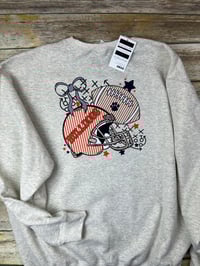 Image 1 of Seersucker Bulldog Football Pocket Crew