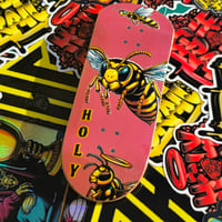 Image 1 of 33.3mm Popsicle(SQUIRE) UV Sensitive Color-shift "Holy Buzz" Real Wear Graphic