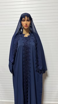 Image 9 of  Lace 2 Piece Abaya 
