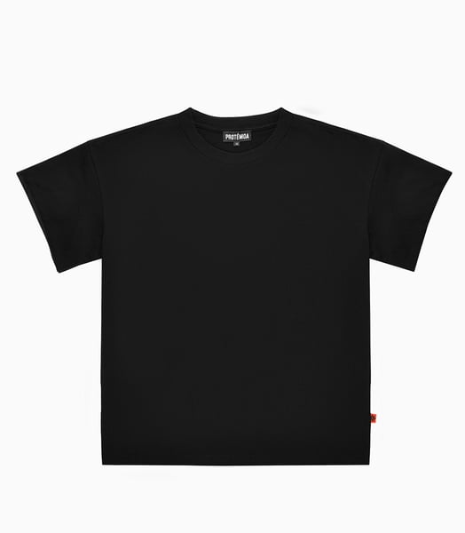 Image of PROTÉMOA - Black Relaxed T-Shirt 