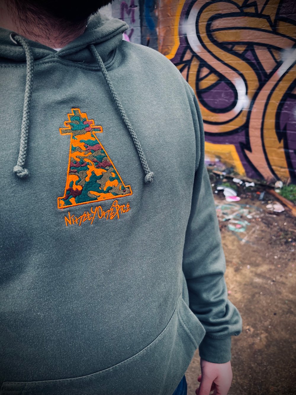 Image of Khaki Camo Lighthouse Hoody