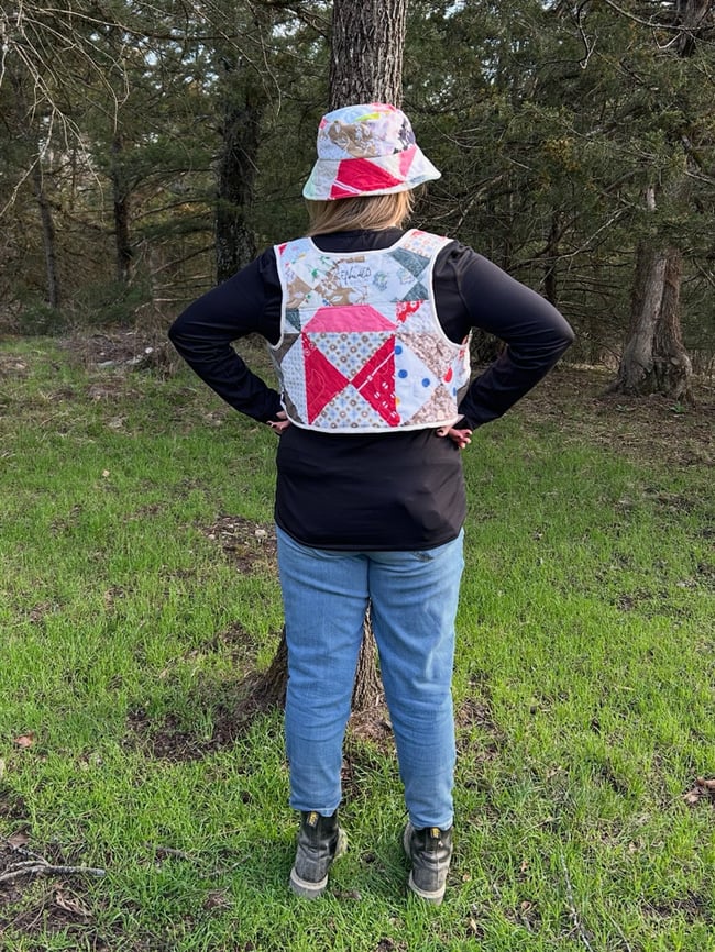 Quilt Vest, 40” chest