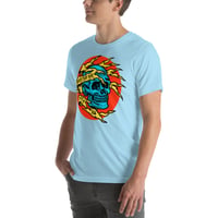 Image 21 of Marlowe Ink Blue Skull Unisex t-shirt