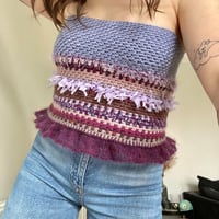 Image 2 of parma violet tube top